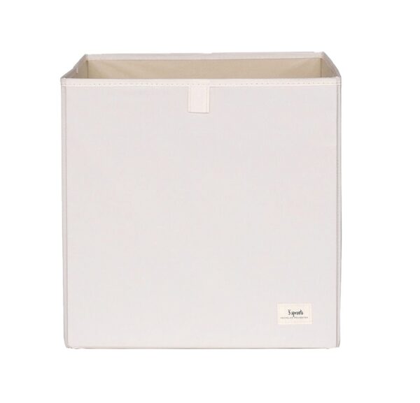 3 Sprouts storage box Solid Cream