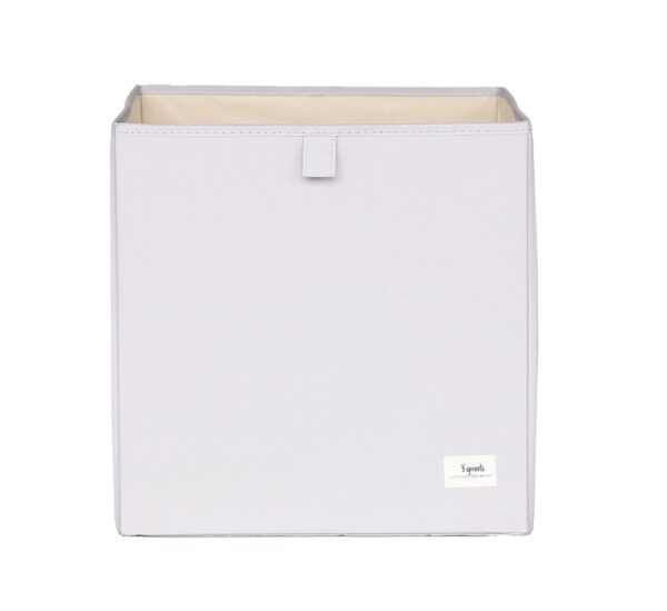 3 Sprouts storage box Solid Light Gray