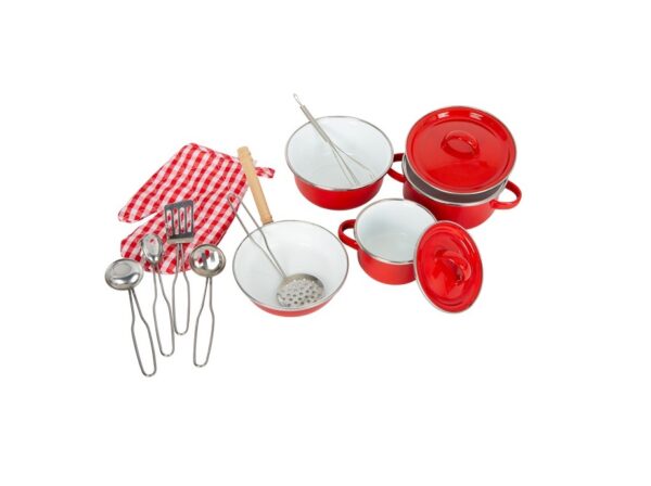 Legler cookware Retro red