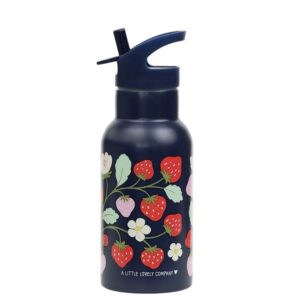A Little Lovely Company stainless steel bottle Strawberries