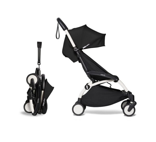 Babyzen-YOYO2-6-Frame-White-Color-Pack-Black