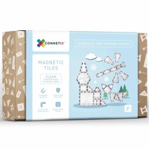 Connetix-magnetklotsid-34tk-Clear-Pack