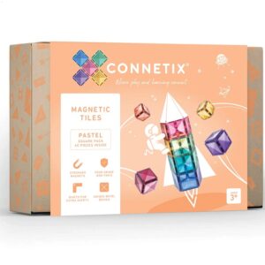 Connetix-magnetklotsid-40tk-Pastel-Square