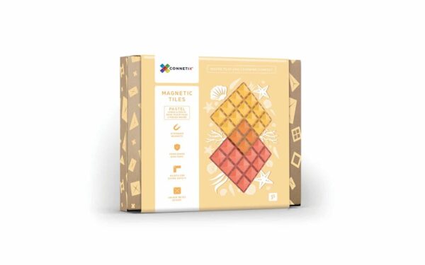 Connetix-magnetklotsid-Base-Plate-LemonPeach-2-alusplaati