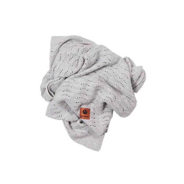 Easygrow wave babyblanket, Grey Melange