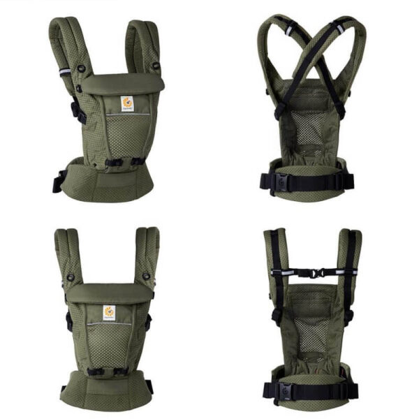 Ergobaby-Adapt-Soft-flex-Mesh-kandekott-Olive-Green1