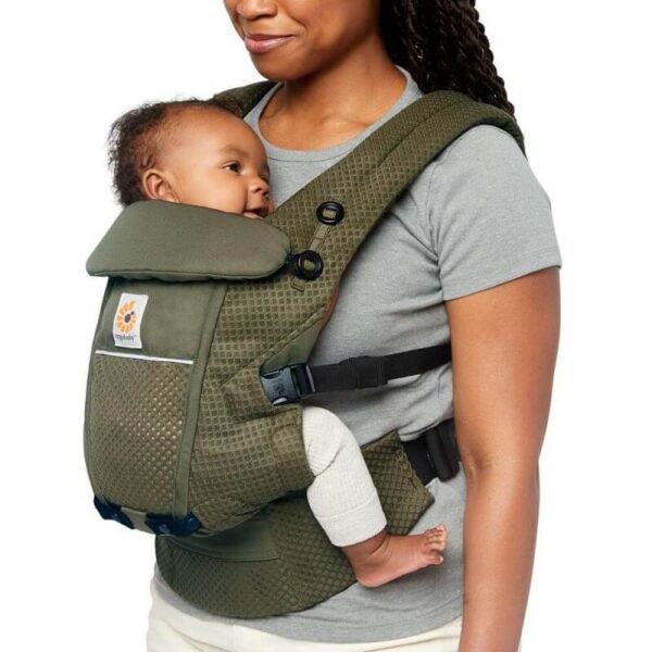 Ergobaby-Adapt-Soft-flex-Mesh-kandekott-Olive-Green2