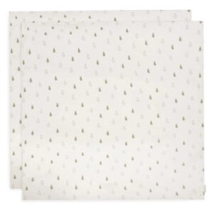 Jollein-muslinlinad-Happy-Miffy-Olive-Green-2tk-115x115cm