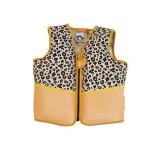 Laste-ujumisvest-Beige-Panther-Print