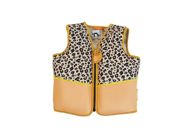 Laste-ujumisvest-Beige-Panther-Print