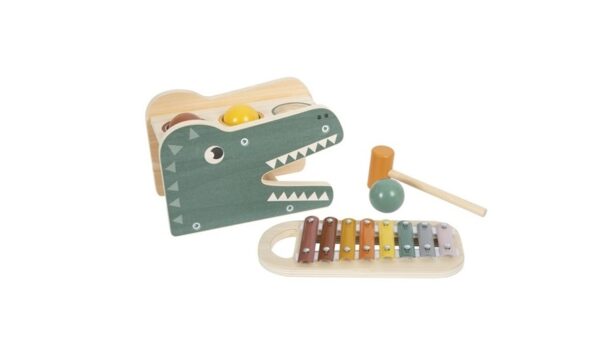 Legler xylophone hammering toy Safari