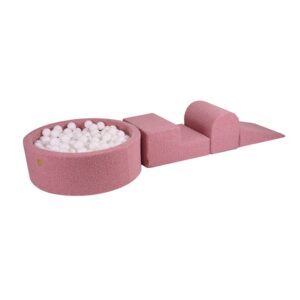 Meowbaby-Foam-Playset-koos-pallimerega-ummargune-Boucle-roosa