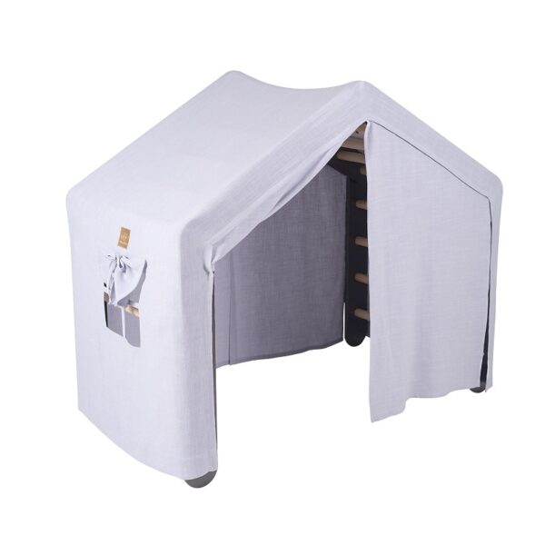 Meowbaby-Montessori-puidust-redel-suur-koos-kattega-Gray-Blue