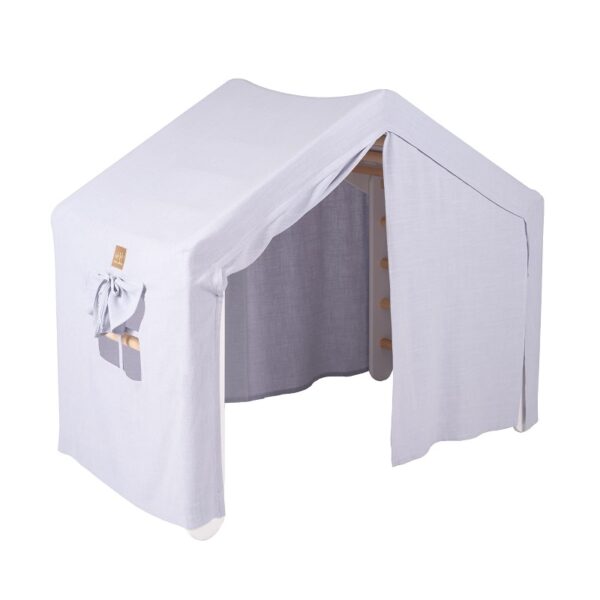 Meowbaby-Montessori-puidust-redel-suur-koos-kattega-White-Blue