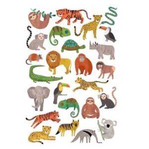 Petit-Monkey-tattoo-Jungle-animals-1