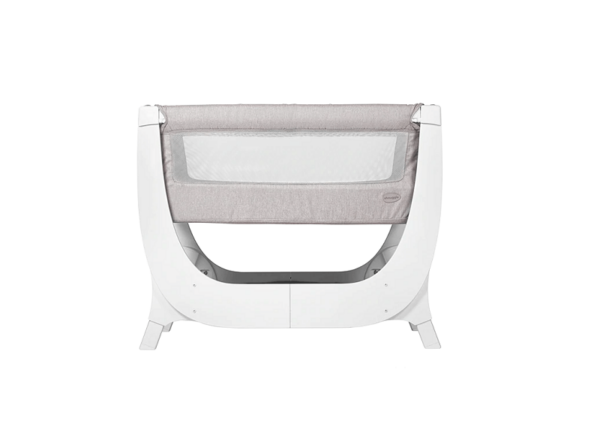 Shnuggle-Air-beebihall-voodi-korvale-Stone-Grey