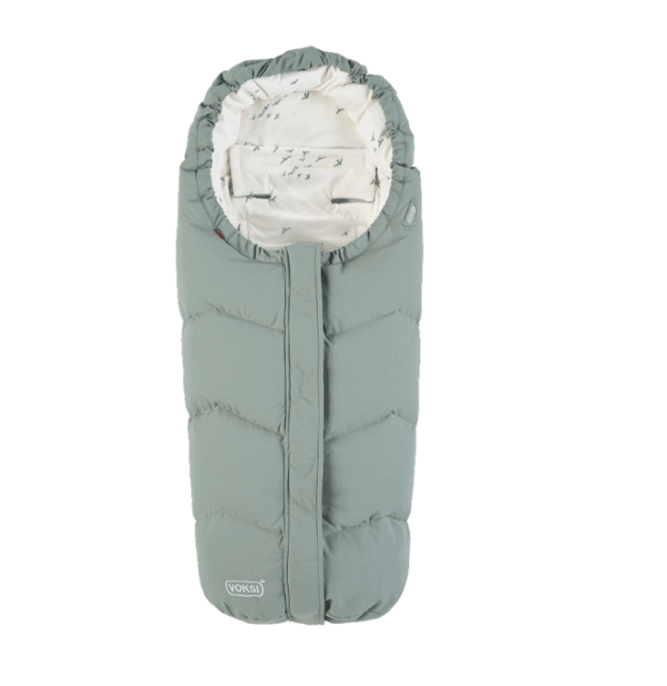 Voksi Move car seat footmuff Sea Green Flying