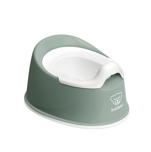 babybjorn-pissipott-Smart-Potty-Deep-Green-White