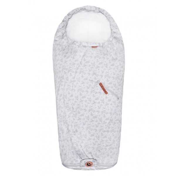 Easygrow footmuff Lyng Grey Floral