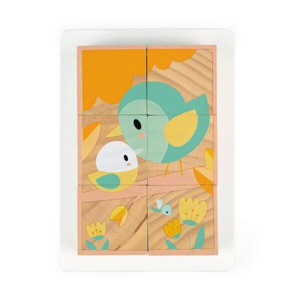 janod-puzzle-6-in-1-linnud