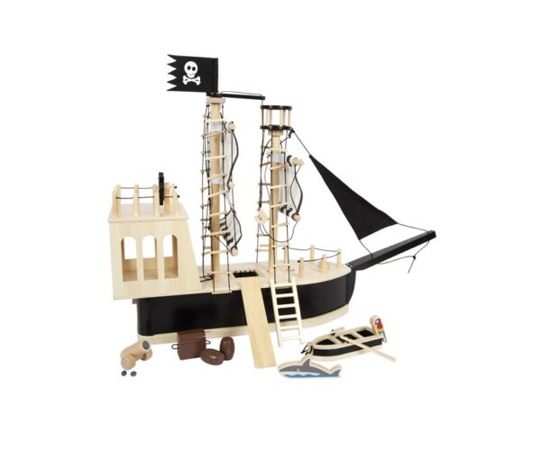 Legler wooden pirate ship