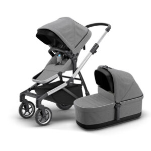 thule-sleek-vankrikomplekt-grey-melange