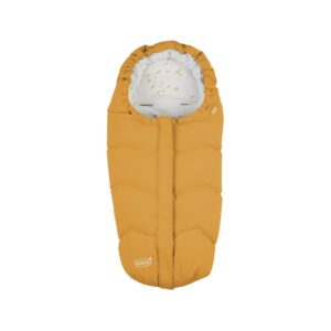 Voksi Move car seat footmuff Golden Yellow Flying