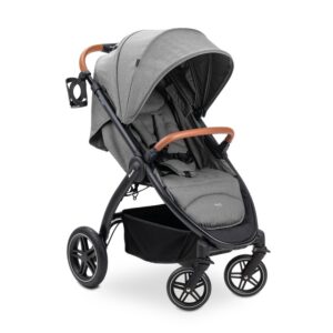 Hauck-Uptown-jalutuskäru-Black-Melange-Grey