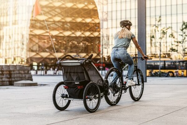 Thule-käru-Chariot-Lite-jalgrattakäru-Agave1