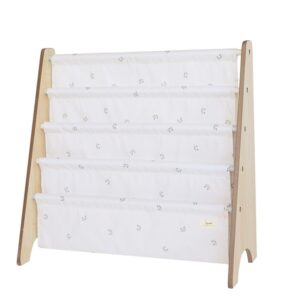 3 Sprouts book rack Blueberry Taupe