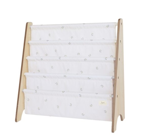 3 Sprouts book rack Blueberry Taupe
