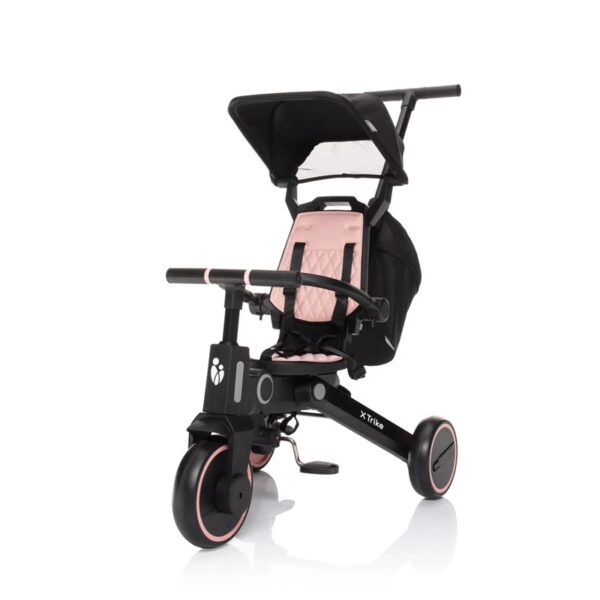 Zopa-X-Trike-kolmerattaline-jalgratas-lükkesangaga-Quartz-Pink