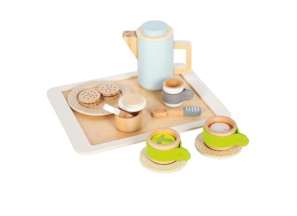 Legler play kitchen coffee and tea set